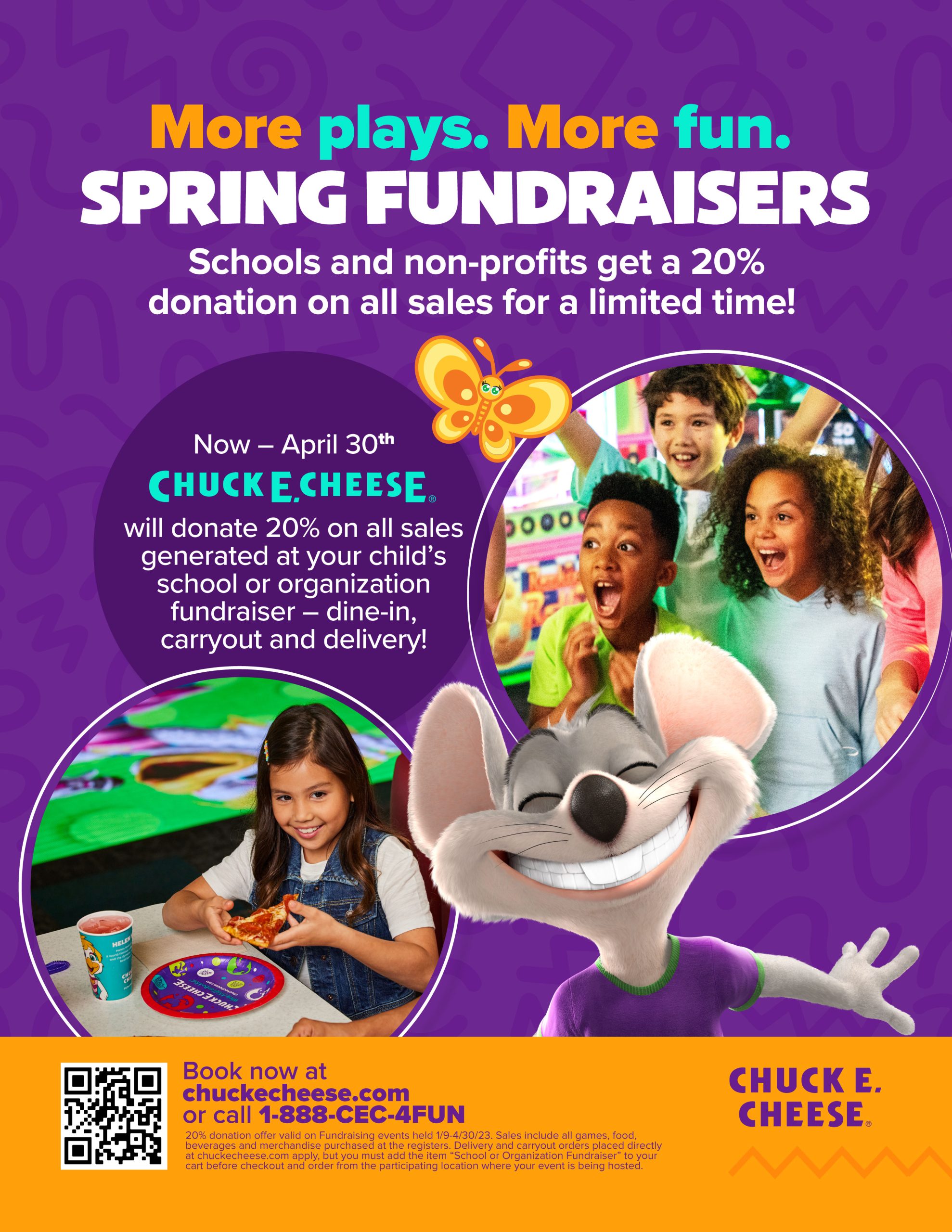 Spring Fundraisers at Chuck E. Cheese! Festival at BelAir